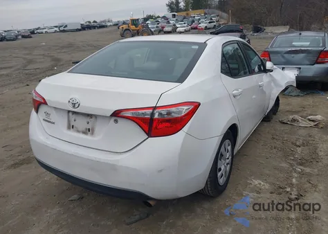 2014 Toyota Corolla L z USA, uszkodzony, nr VIN 2T1BURHE5EC122691